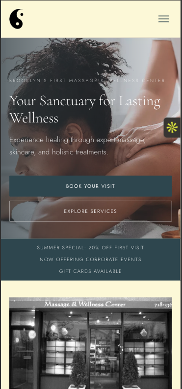 Natural Balance Wellness — Mobile